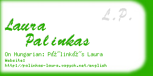 laura palinkas business card